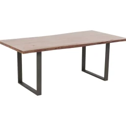 KARE Design Table Harmony Fonce Acier Brut 160X80 Outlet
