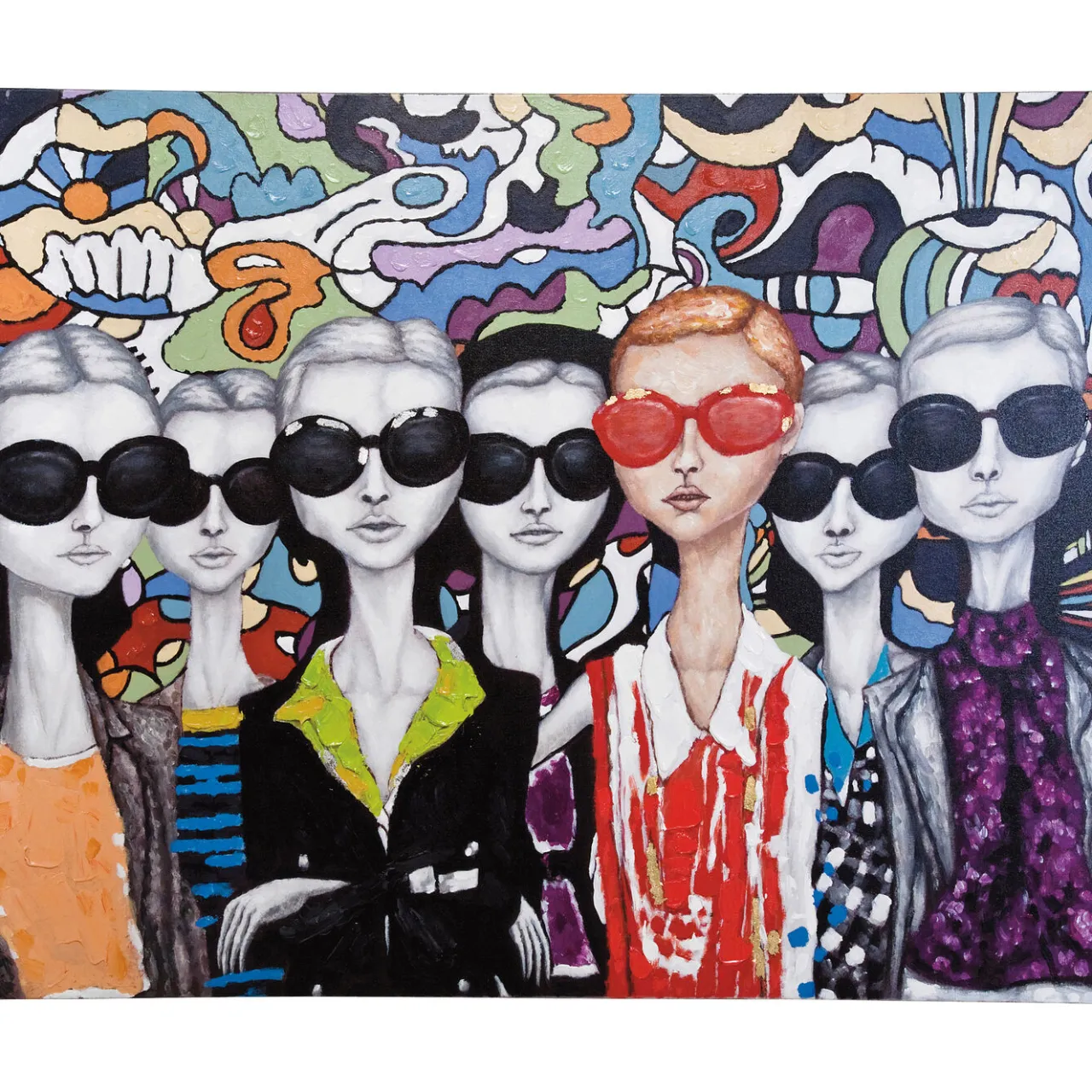 KARE Design Tableau Acrylique Sunglasses 150X120Cm Hot