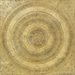 KARE Design Tableau Décoratif Art Circle Dore 120X120 Clearance