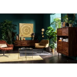 KARE Design Tableau Décoratif Art Circle Dore 120X120 Clearance