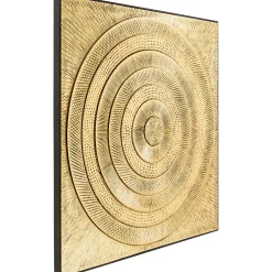 KARE Design Tableau Décoratif Art Circle Dore 120X120 Clearance