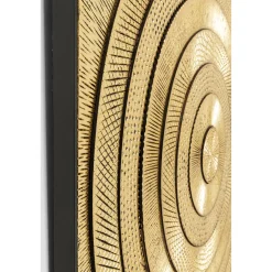 KARE Design Tableau Décoratif Art Circle Dore 120X120 Clearance