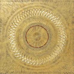 KARE Design Tableau Décoratif Art Geometric Circle Dore 120X12 Clearance