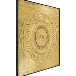 KARE Design Tableau Décoratif Art Geometric Circle Dore 120X12 Clearance