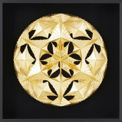 KARE Design Tableau Décoratif Leaf Ball 60X60Cm Outlet