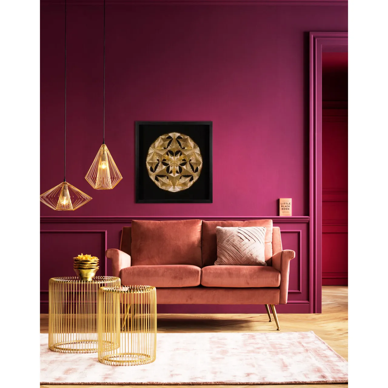 KARE Design Tableau Décoratif Leaf Ball 60X60Cm Outlet