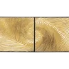 KARE Design Tableau Décoratif Wave Dore (2/Set) Clearance