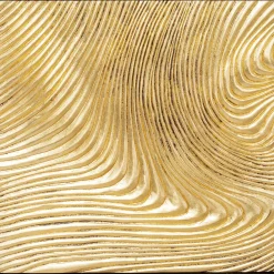 KARE Design Tableau Décoratif Wave Dore (2/Set) Clearance