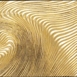 KARE Design Tableau Décoratif Wave Dore (2/Set) Clearance
