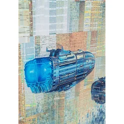 KARE Design Tableau En Verre 3D Future City 150X100Cm Online