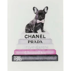 KARE Design Tableau En Verre Fashion Dog 60X80Cm Hot