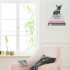 KARE Design Tableau En Verre Fashion Dog 60X80Cm Hot