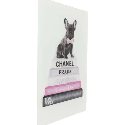 KARE Design Tableau En Verre Fashion Dog 60X80Cm Hot