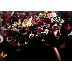 KARE Design Tableau En Verre Flowery Shoulder View 150X100Cm Discount