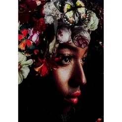 KARE Design Tableau En Verre Flowery Shoulder View 150X100Cm Discount