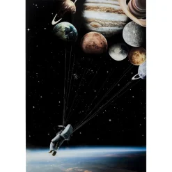 KARE Design Tableau En Verre Flying Astronaut 100X150Cm Sale