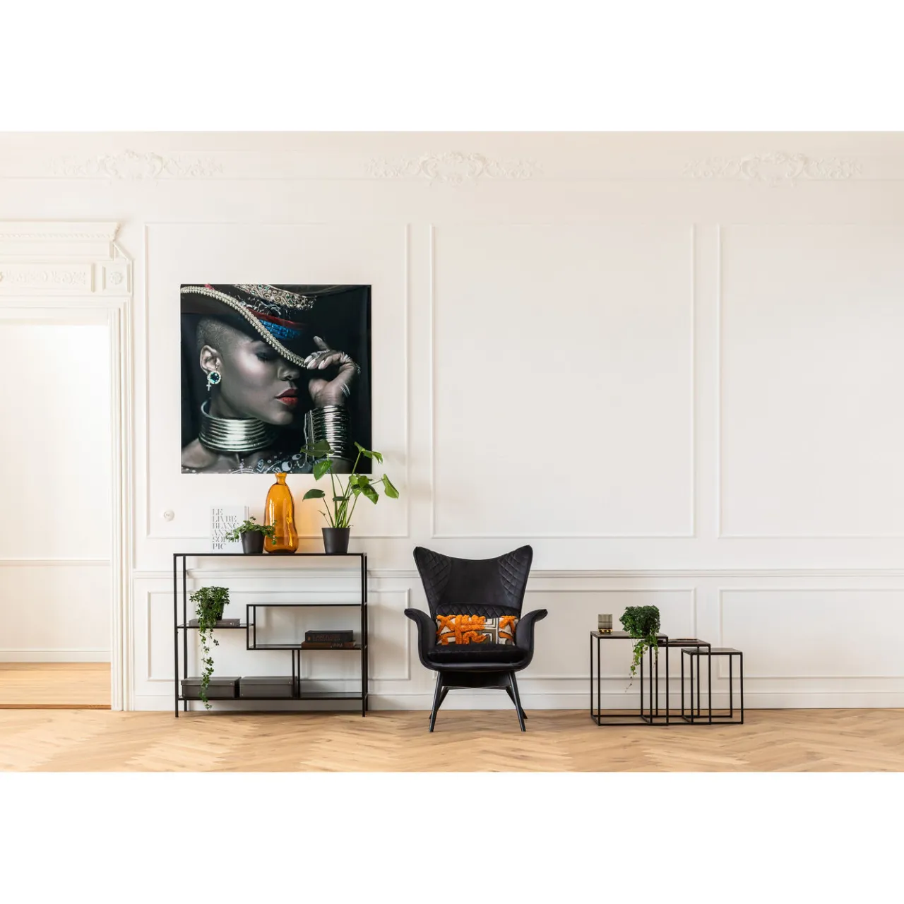 KARE Design Tableau En Verre Foxy Lady 120X120Cm Sale