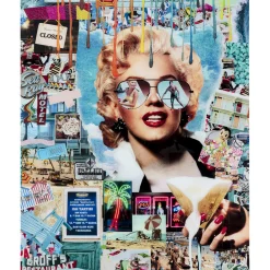 KARE Design Tableau En Verre Holiday In The 60S 120X150Cm New