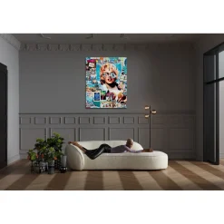 KARE Design Tableau En Verre Holiday In The 60S 120X150Cm New