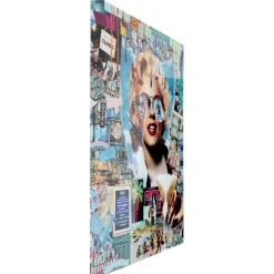 KARE Design Tableau En Verre Holiday In The 60S 120X150Cm New