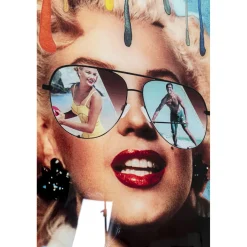 KARE Design Tableau En Verre Holiday In The 60S 120X150Cm New