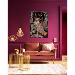 KARE Design Tableau En Verre Lady Butterfly 100X150Cm Best