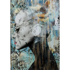 KARE Design Tableau En Verre Lady Flower 100X150Cm Best