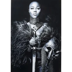KARE Design Tableau En Verre Lady Knight 100X150Cm Best