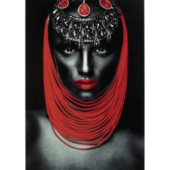 KARE Design Tableau En Verre Lady Lips Red 80X120 Discount