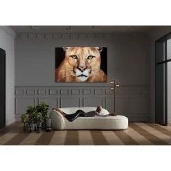 KARE Design Tableau En Verre Lioness 150X100Cm New