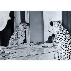 KARE Design Tableau En Verre Metallic Gepard 150X100Cm Hot