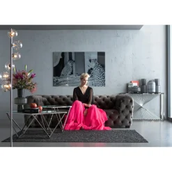 KARE Design Tableau En Verre Metallic Gepard 150X100Cm Hot