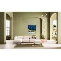 KARE Design Tableau En Verre Metallic Ocean 100X100Cm Clearance