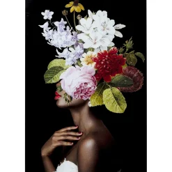 KARE Design Tableau En Verre Ms. Bouquet 80X120Cm New
