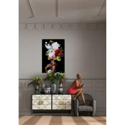 KARE Design Tableau En Verre Ms. Bouquet 80X120Cm New