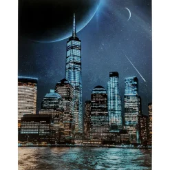 KARE Design Tableau En Verre Night Skyline 90X120Cm Best
