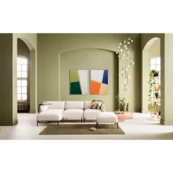 KARE Design Tableau Encadre Abstract Shapes Multi 73X103Cm Hot