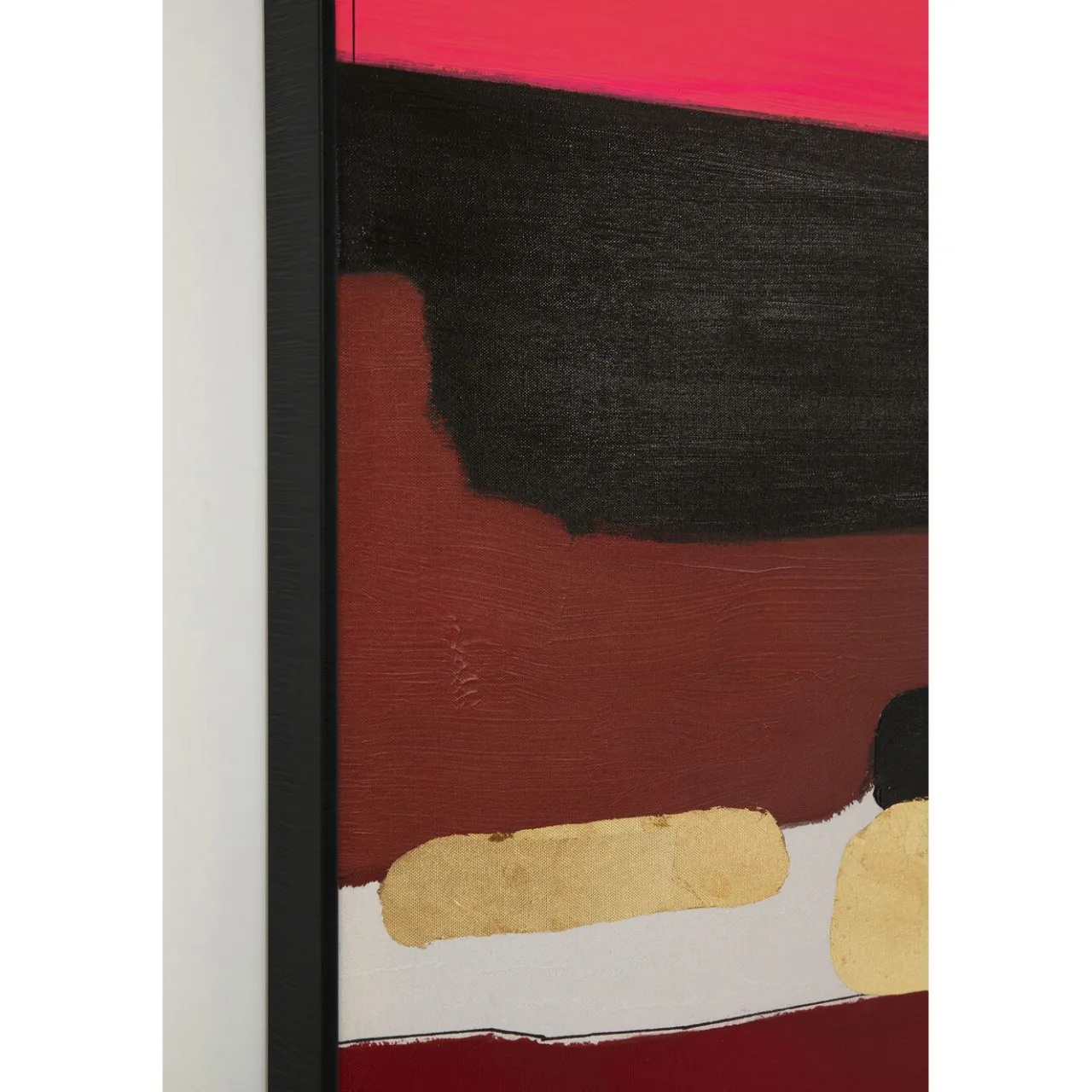 KARE Design Tableau Encadre Abstract Shapes Fuchsia 73X143Cm Best