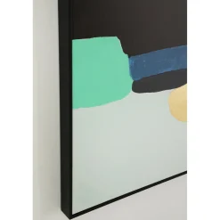 KARE Design Tableau Encadre Abstract Shapes Vert 73X143Cm Online