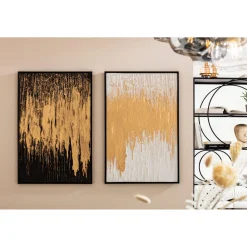 KARE Design Tableau Encadre Abstract Noir 80X120Cm Sale