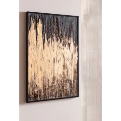 KARE Design Tableau Encadre Abstract Noir 80X120Cm Sale