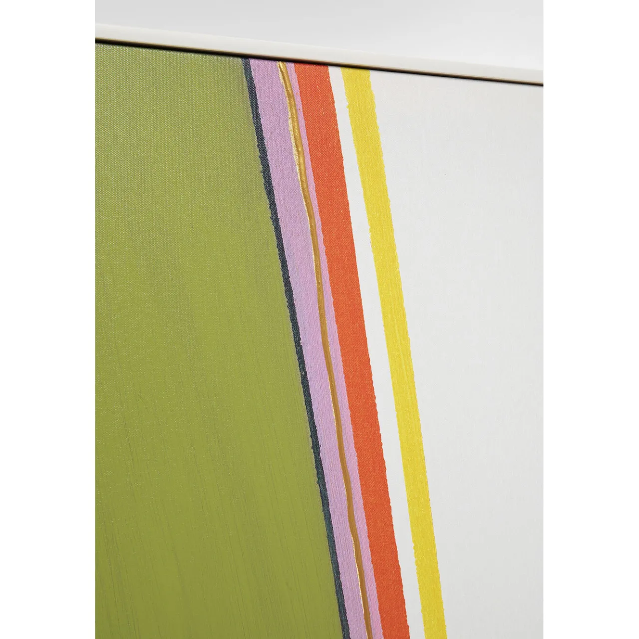 KARE Design Tableau Encadre Abstract Shapes Khaki 73X103Cm Hot