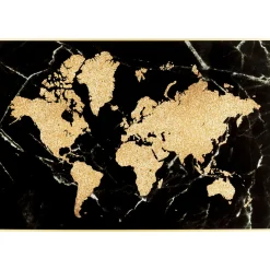 KARE Design Tableau Encadre World Map 150X100Cm Best