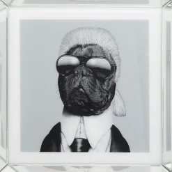 KARE Design Tableau Frame Mirror Designer Dog 60X60Cm Hot