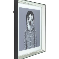 KARE Design Tableau Frame Mirror King Dog 60X60Cm Hot