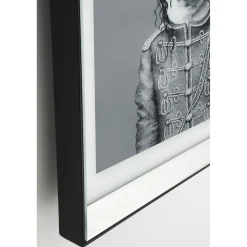 KARE Design Tableau Frame Mirror King Dog 60X60Cm Hot