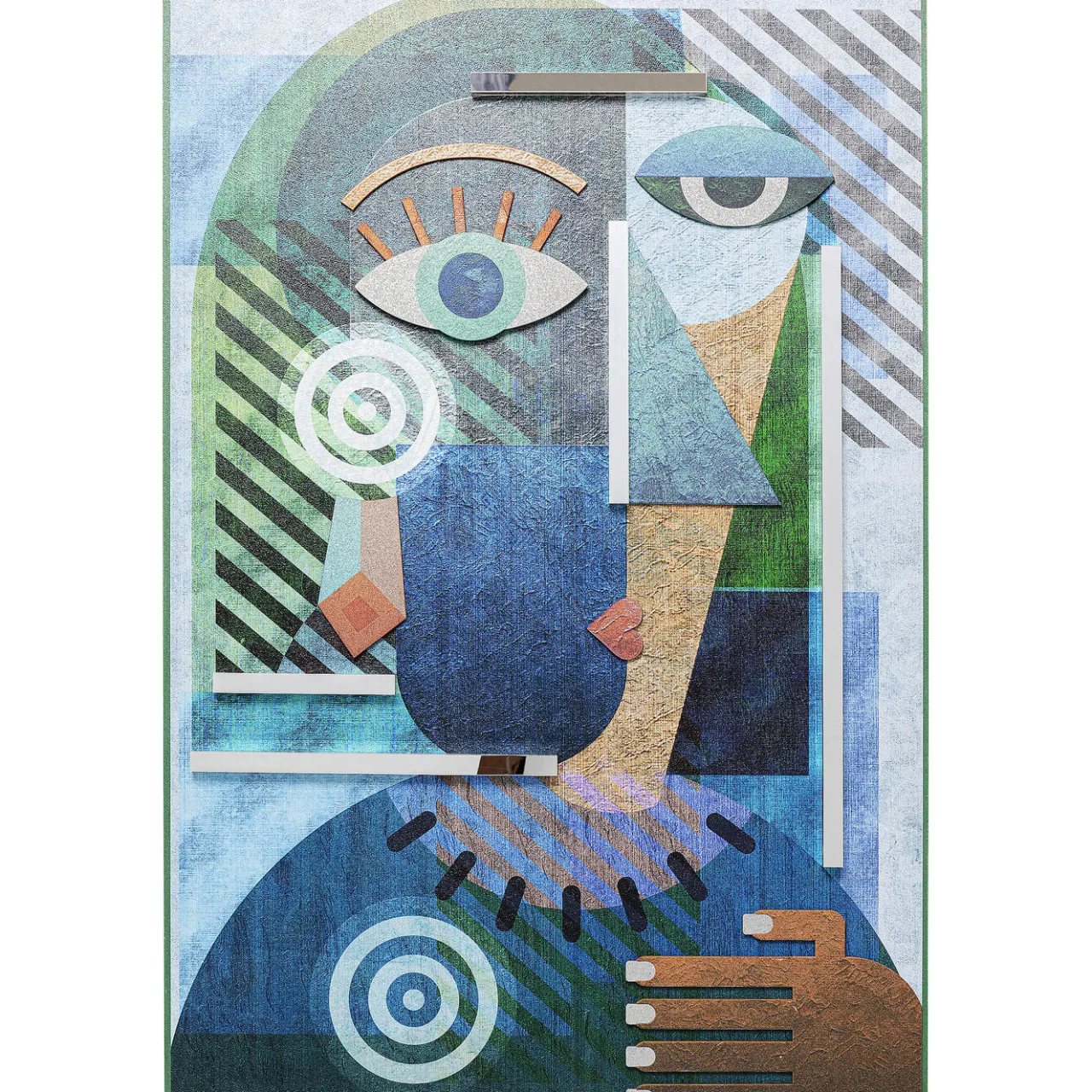 KARE Design Tableau Geometric Woman 100X150Cm Outlet