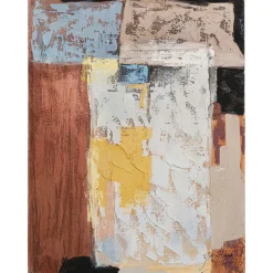 KARE Design Tableau Sur Toile Art Splash Orange 90X120Cm Hot