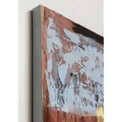KARE Design Tableau Sur Toile Art Splash Orange 90X120Cm Hot