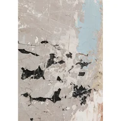 KARE Design Tableau Sur Toile Art Splash Bleu 90X120Cm